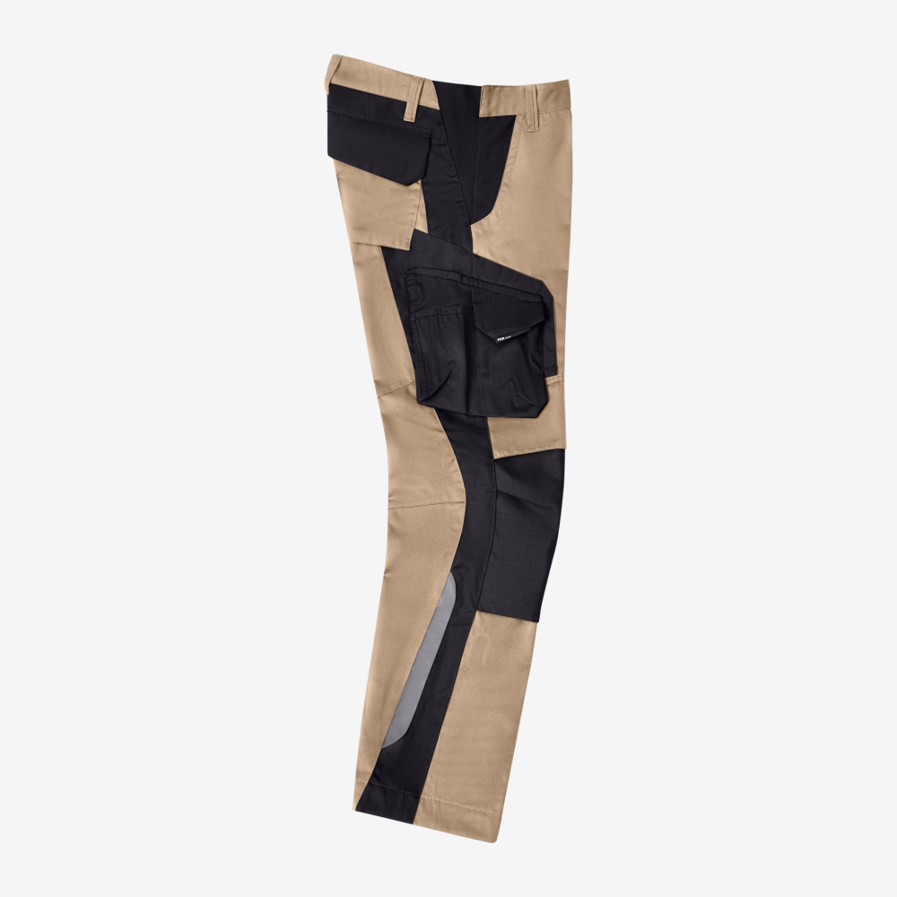 FHB FLORIAN Arbeitshose, beige-schwarz, Gr. 56