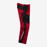 FHB FABIAN Arbeitshose, rot-schwarz, Gr. 56