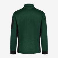 FHB CHRISTOPH Strick-Fleece-Jacke, grün-schwarz, Gr. 2XL