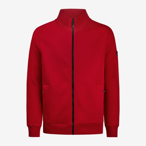 FHB EUGEN Sweat-Jacke unisex rot