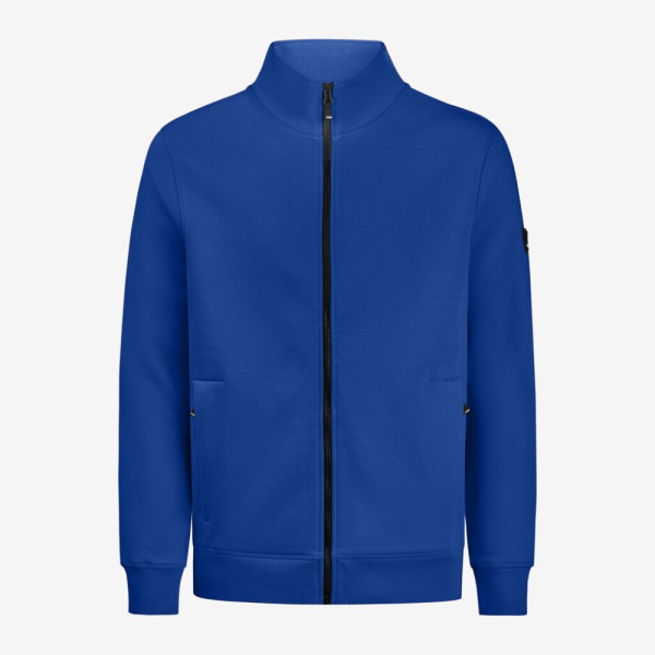 FHB EUGEN Sweat-Jacke unisex royalblau