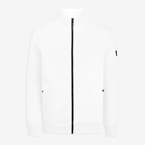 FHB EUGEN Sweat-Jacke unisex weiss