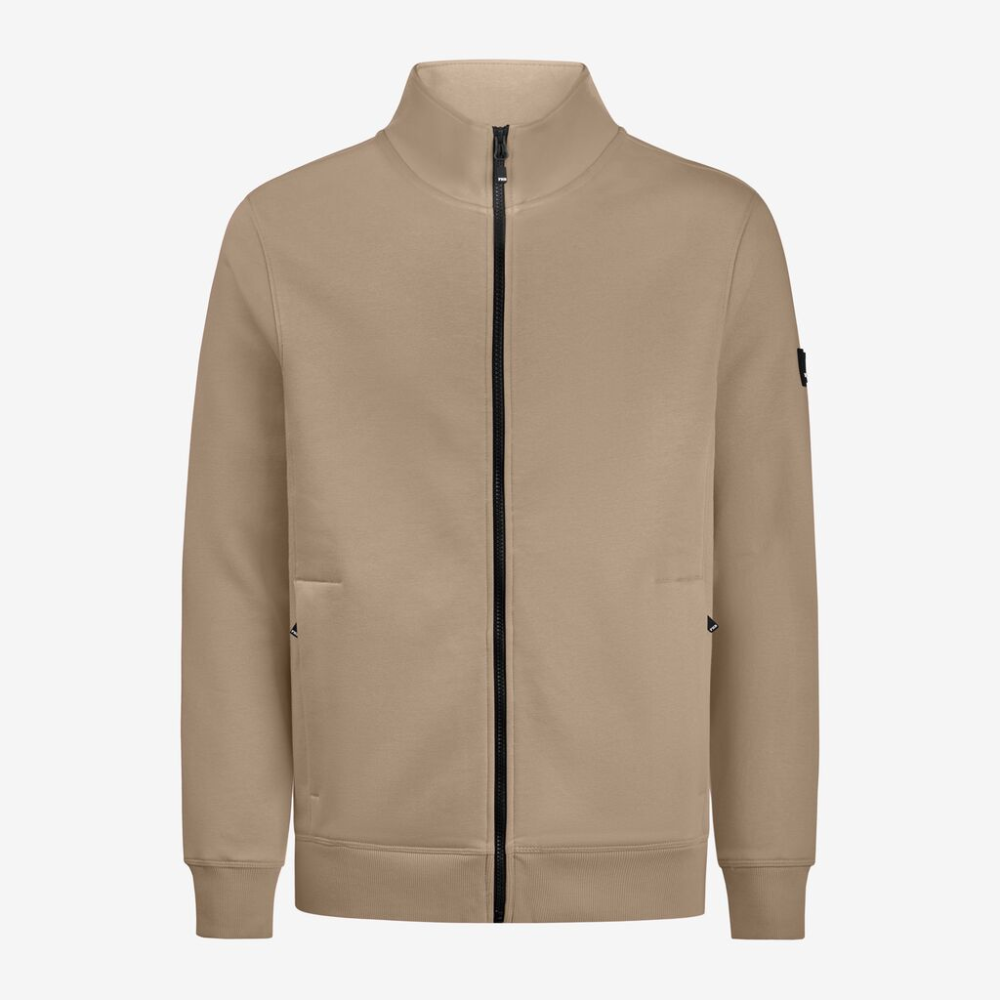 FHB EUGEN Sweat-Jacke unisex beige XS