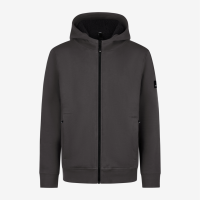 FHB HAJO Hoodie-Jacke mit Webpelz unisex anthrazit S