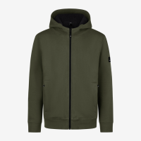 FHB HAJO Hoodie-Jacke mit Webpelz unisex oliv XS