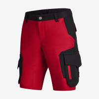 FHB ANNI Bermuda Damen rot-schwarz 48