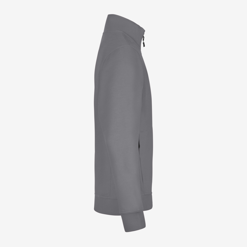 FHB EUGEN Sweat-Jacke unisex grau 2XL