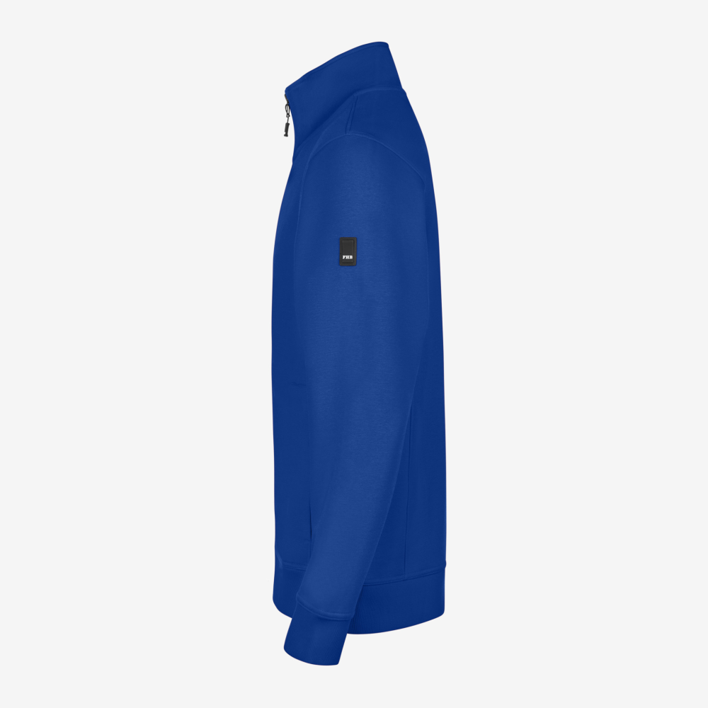 FHB EUGEN Sweat-Jacke unisex royalblau 4XL