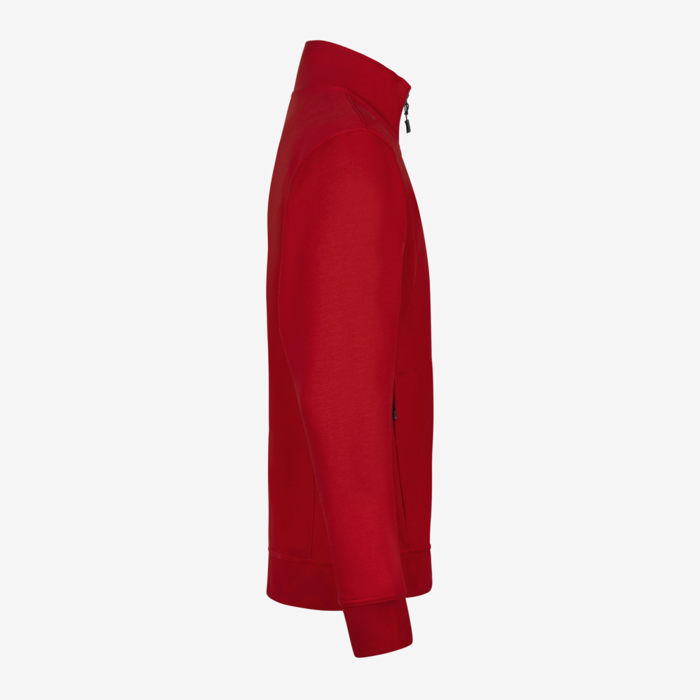 FHB EUGEN Sweat-Jacke unisex rot 5XL