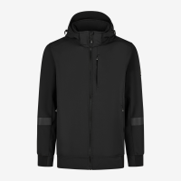 FHB FALKO Softshell-Jacke leicht und elastisch schwarz S