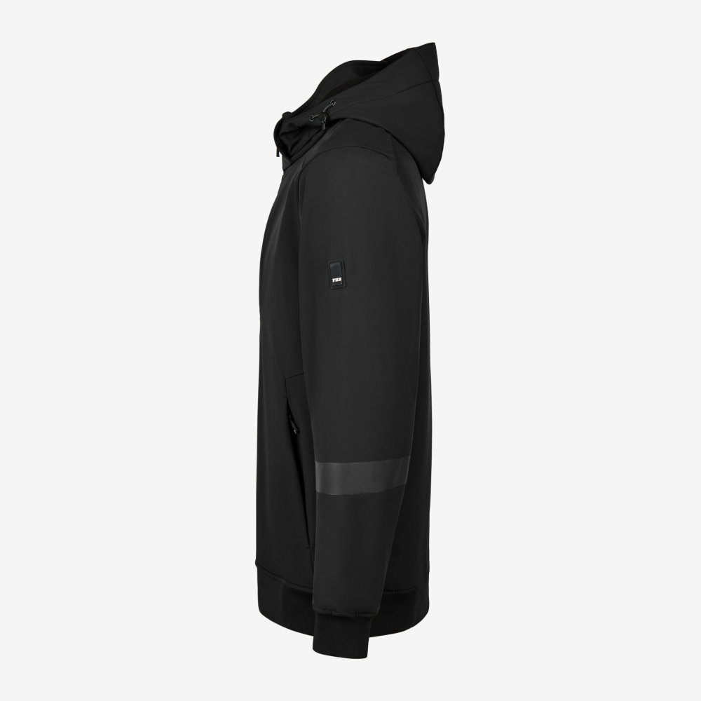FHB FALKO Softshell-Jacke leicht und elastisch schwarz S