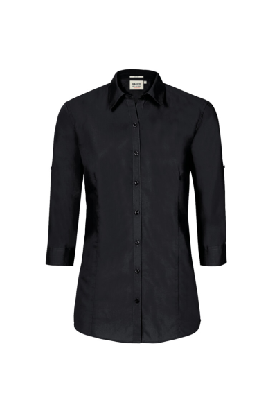 HAKRO 3/4-Arm-Vario Bluse MIKRALINAR®, schwarz