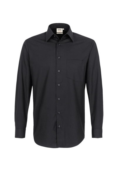 HAKRO Hemd MIKRALINAR® Comfort, schwarz
