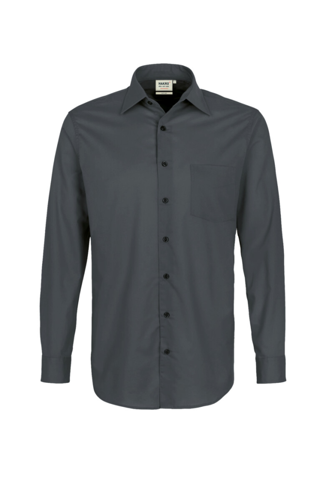 HAKRO Hemd MIKRALINAR® Comfort, anthrazit, 2XL