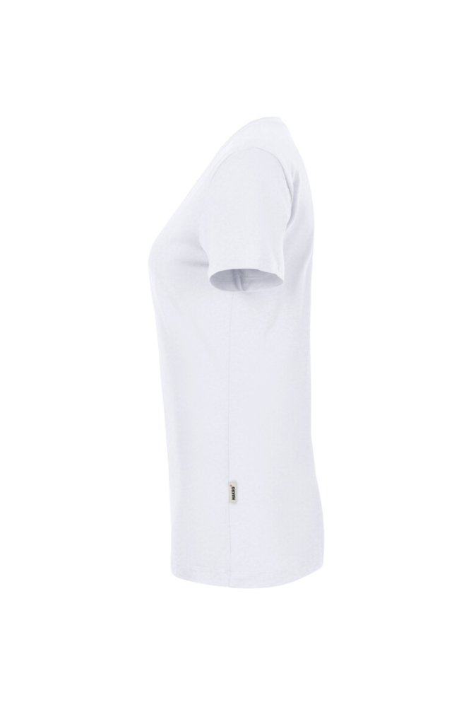 HAKRO Damen V-Shirt Classic, weiss