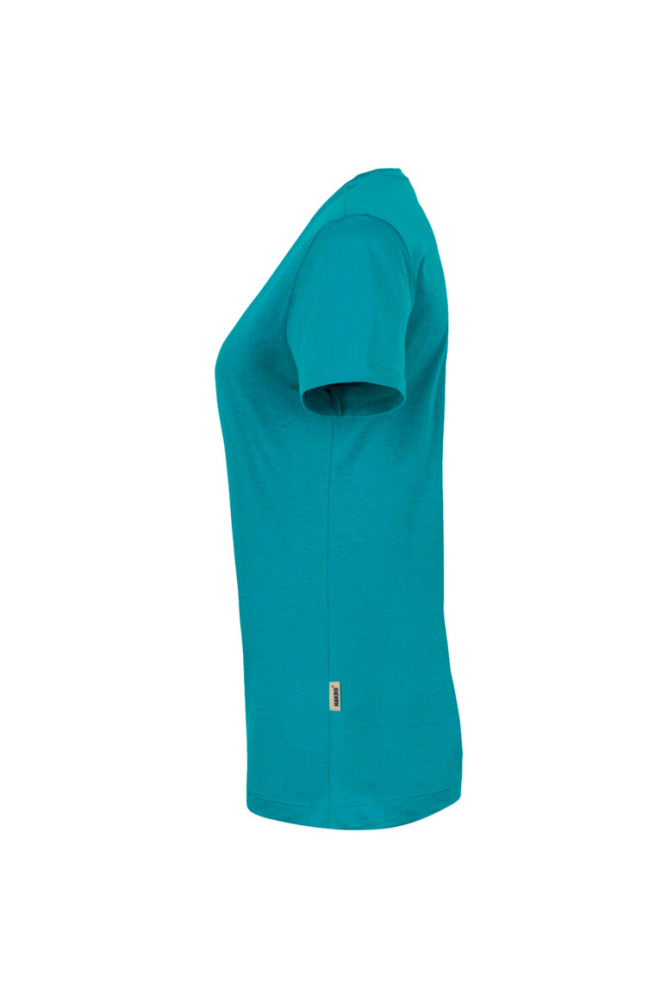 HAKRO Damen V-Shirt Classic, smaragd, S