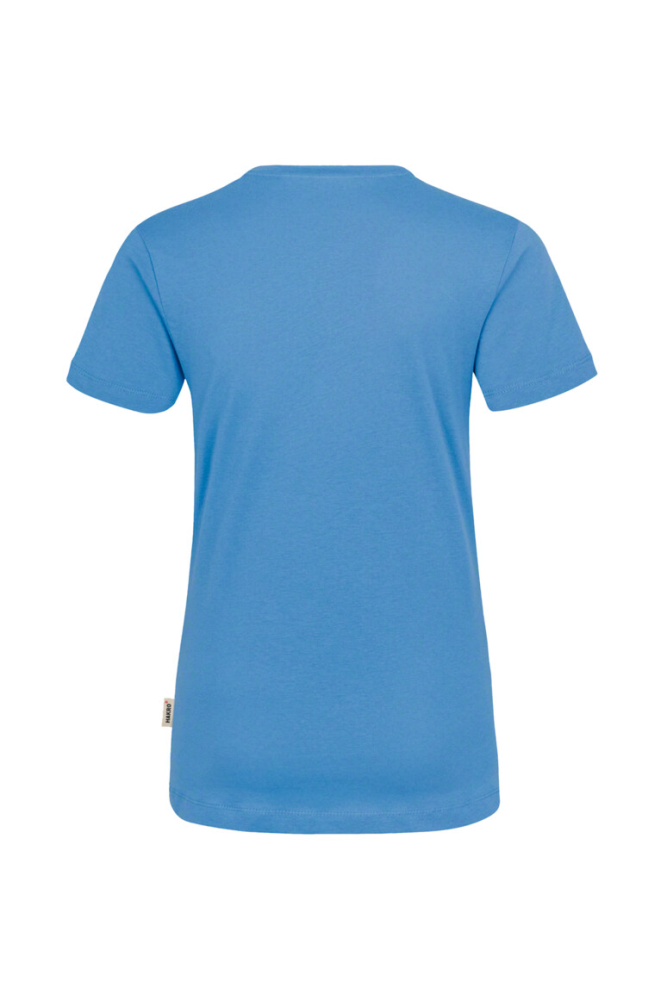 HAKRO Damen V-Shirt Classic, malibublau, M