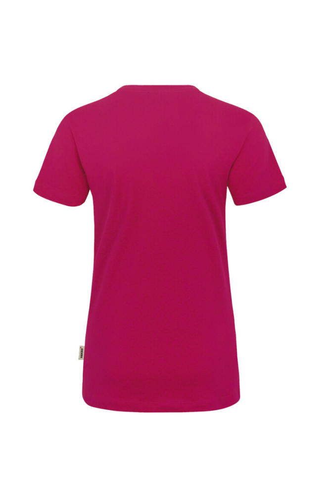 HAKRO Damen V-Shirt Classic, magenta, M