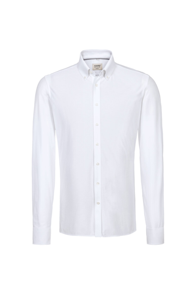 HAKRO Hemd Natural Stretch Regular, weiss