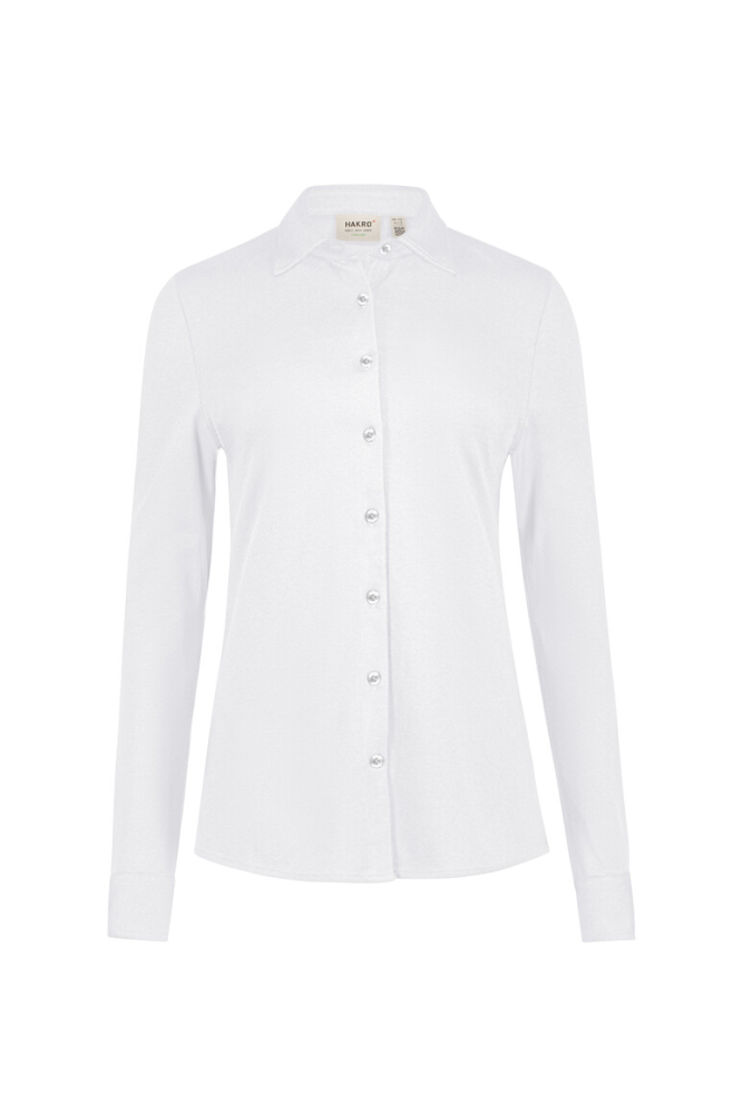 HAKRO COTTON TEC® Bluse, weiss, XS