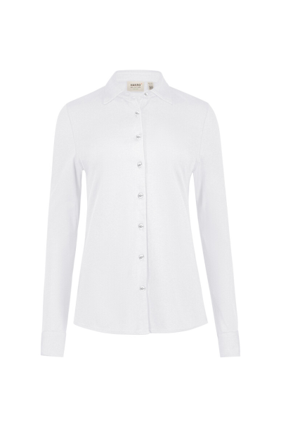 HAKRO COTTON TEC® Bluse, weiss
