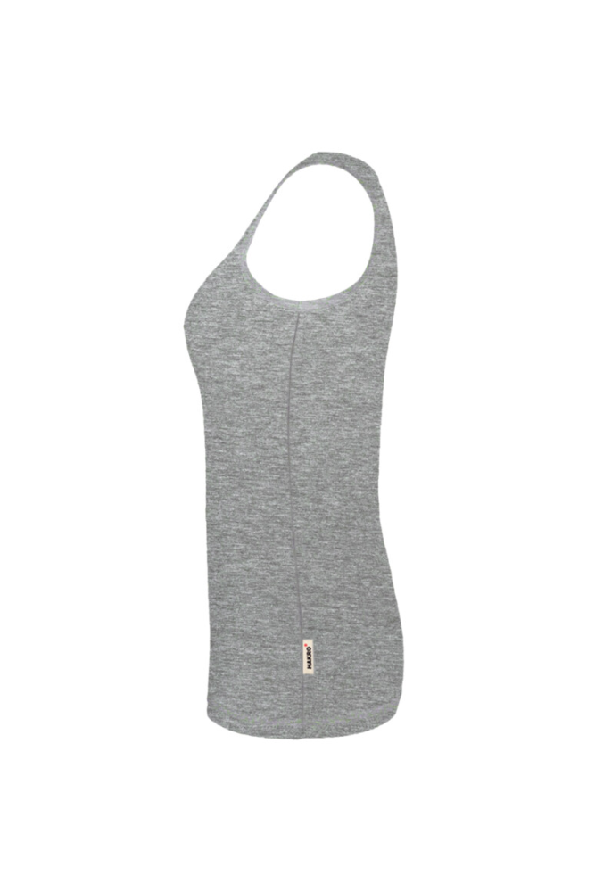 HAKRO Damen Tank-Top Classic, grau meliert, M
