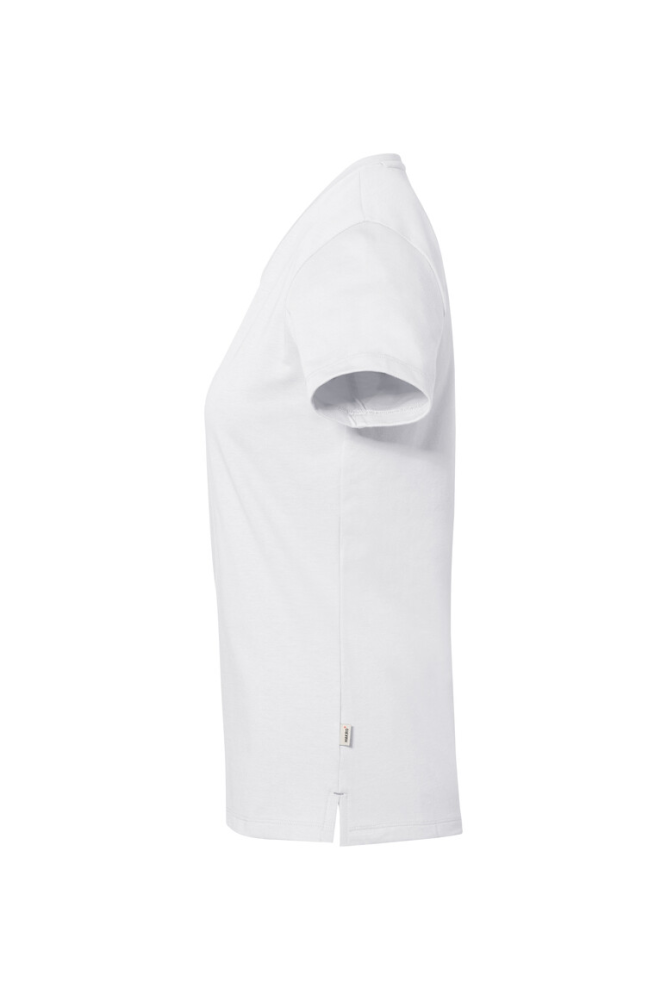 HAKRO COTTON TEC® Damen V-Shirt, weiss