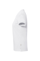 HAKRO COTTON TEC® Damen V-Shirt, weiss