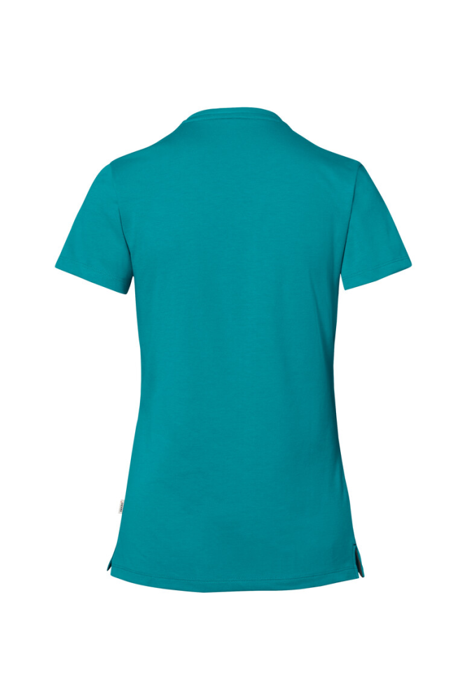 HAKRO COTTON TEC® Damen V-Shirt, smaragd