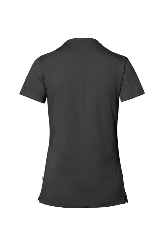 HAKRO COTTON TEC® Damen V-Shirt, anthrazit