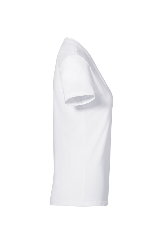 HAKRO Damen V-Shirt Stretch, weiss, 3XL