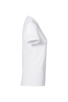 HAKRO Damen V-Shirt Stretch, weiss, 3XL