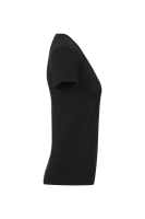 HAKRO Damen V-Shirt Stretch, schwarz, 2XL