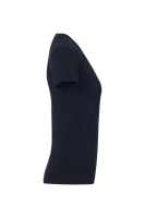 HAKRO Damen V-Shirt Stretch, tinte, M