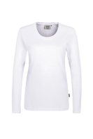 HAKRO Damen Longsleeve Classic, weiss, S