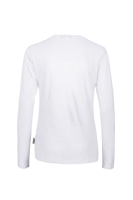 HAKRO Damen Longsleeve Classic, weiss, S