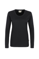 HAKRO Damen Longsleeve Classic, schwarz, S