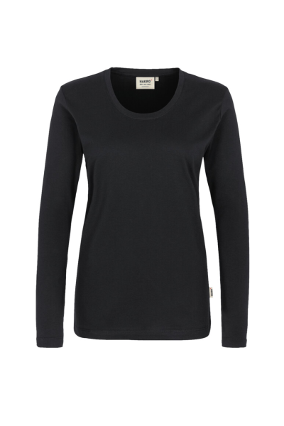 HAKRO Damen Longsleeve Classic, schwarz