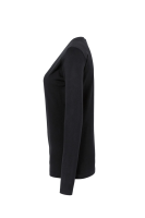 HAKRO Damen Longsleeve Classic, schwarz, S