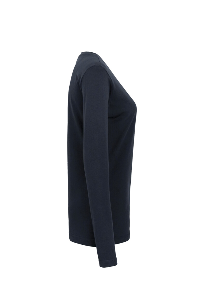 HAKRO Damen Longsleeve Classic, tinte, 2XL