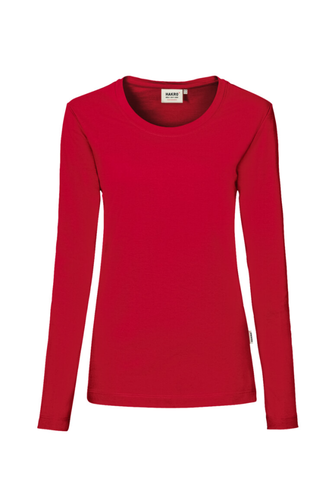 HAKRO Damen Longsleeve MIKRALINAR®, rot, 4XL