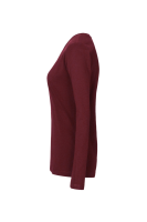 HAKRO Damen Longsleeve MIKRALINAR®, weinrot, 4XL