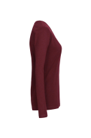 HAKRO Damen Longsleeve MIKRALINAR®, weinrot, 4XL