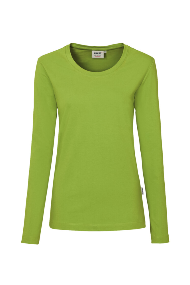 HAKRO Damen Longsleeve MIKRALINAR®, kiwi, 3XL