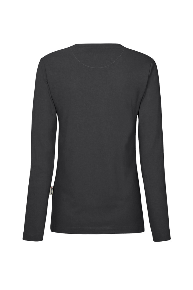 HAKRO Damen Longsleeve MIKRALINAR®, karbongrau, 3XL
