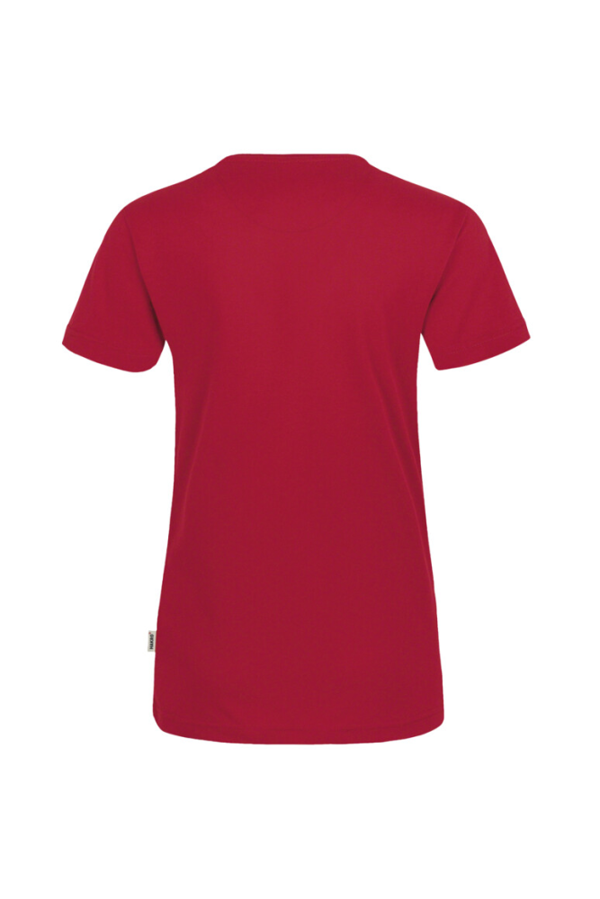 HAKRO Damen V-Shirt MIKRALINAR®, rot, L