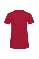 HAKRO Damen V-Shirt MIKRALINAR®, rot, L