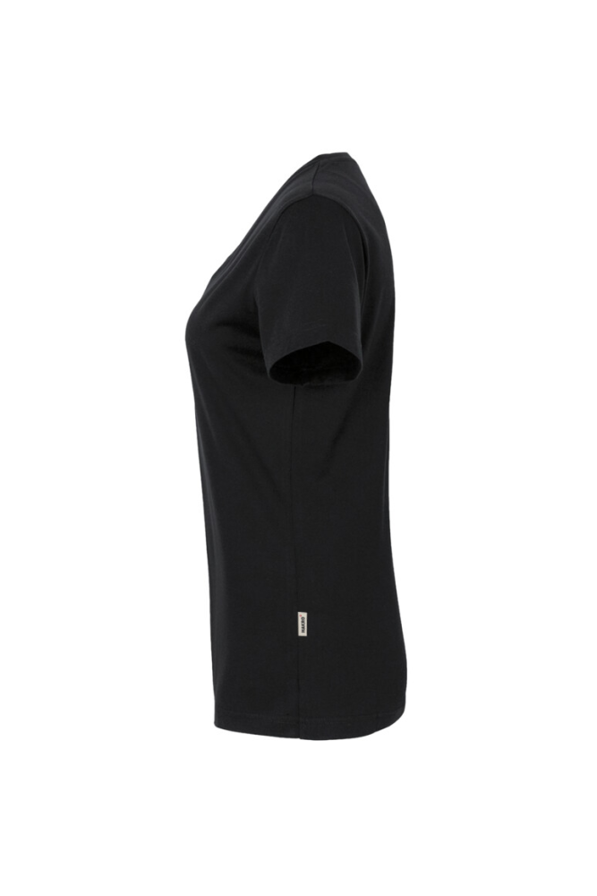 HAKRO Damen V-Shirt MIKRALINAR®, schwarz, 5XL