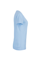 HAKRO Damen V-Shirt MIKRALINAR®, eisblau, 4XL