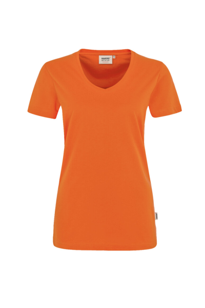 HAKRO Damen V-Shirt MIKRALINAR®, orange